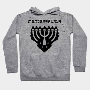 Menorasaurus Funny Hanukkah Joke Hoodie